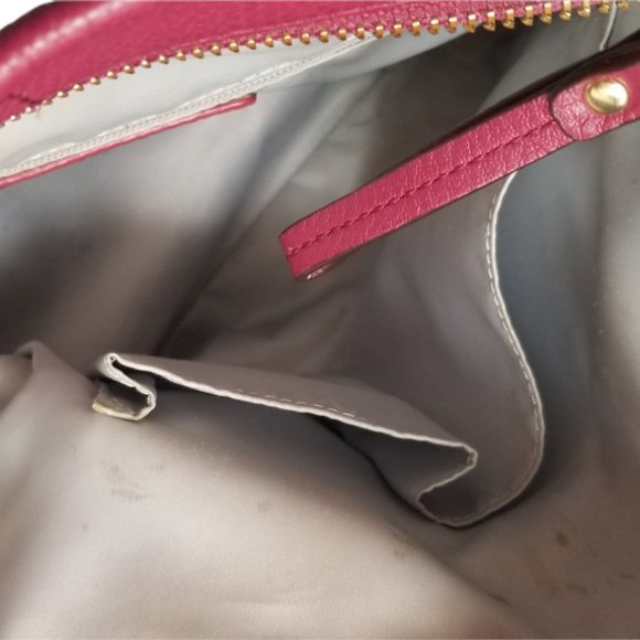 Extremely Rare Coach Beautiful Burgundy Leather Shoulder Bag - Picture 4 of 7